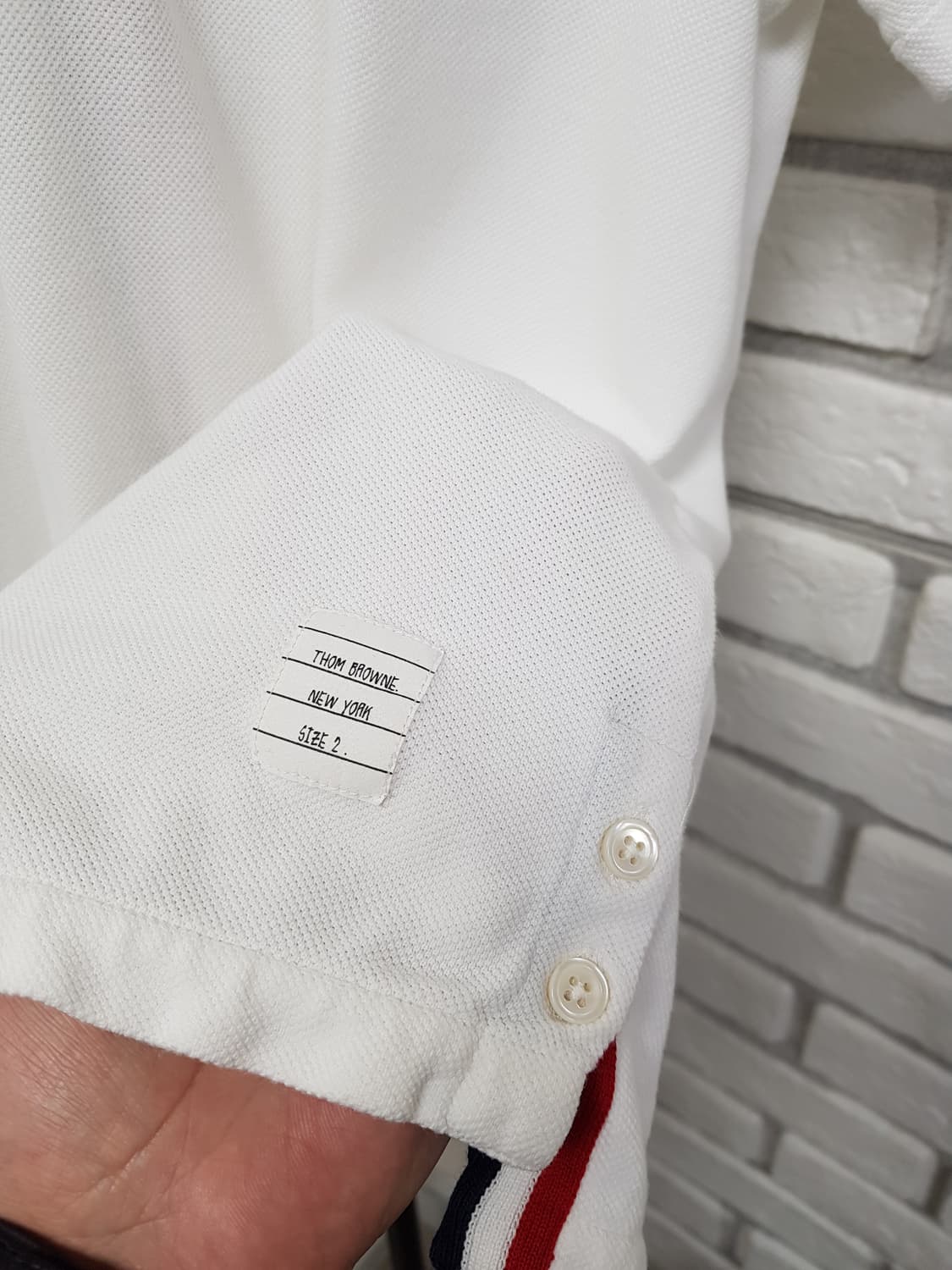 [2/정품] 톰브라운 백삼선 pk반팔티 상품이미지5