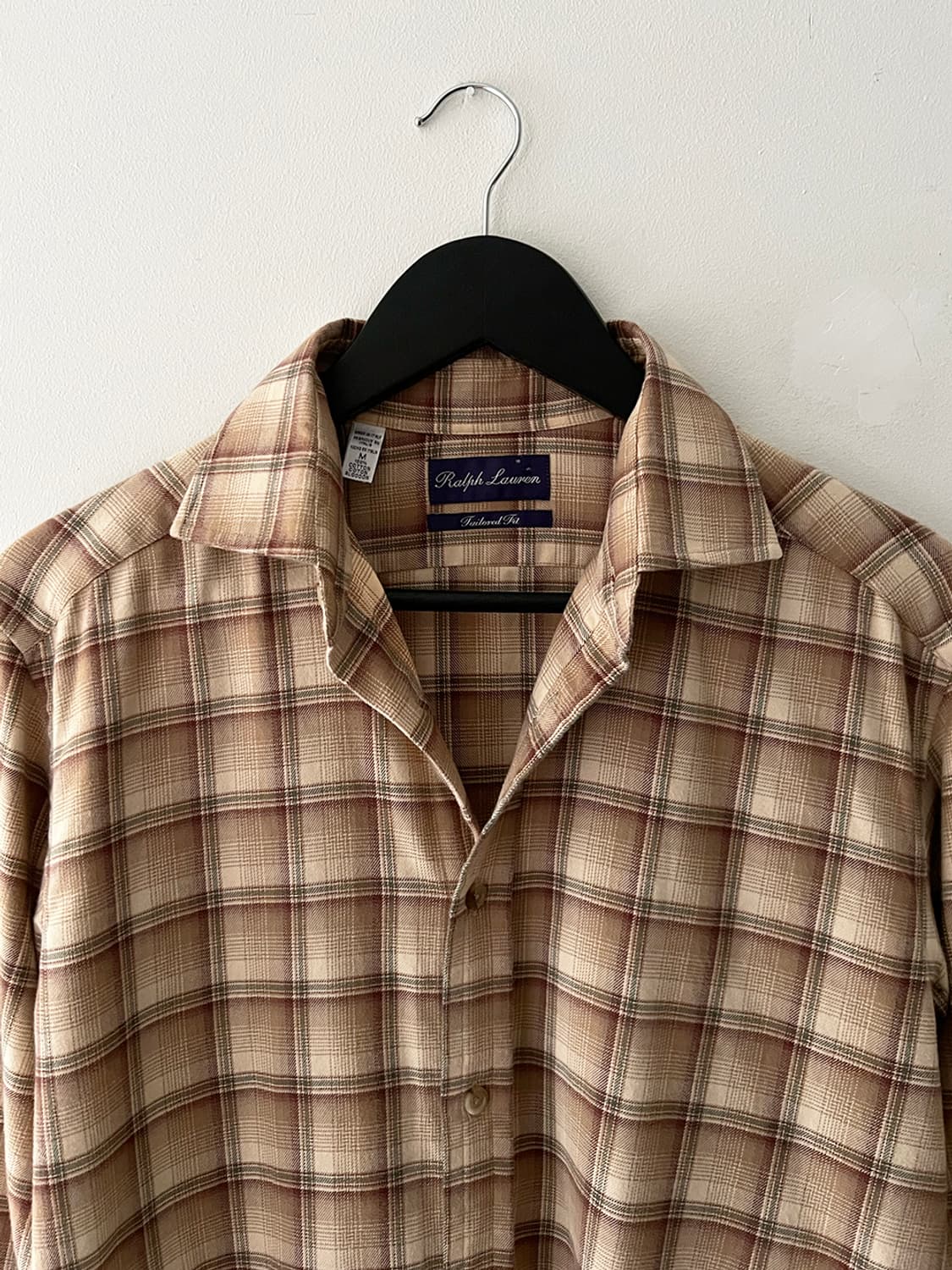 랄프 로렌 퍼플 라벨 플레이드 플란넬 셔츠 상품이미지3
