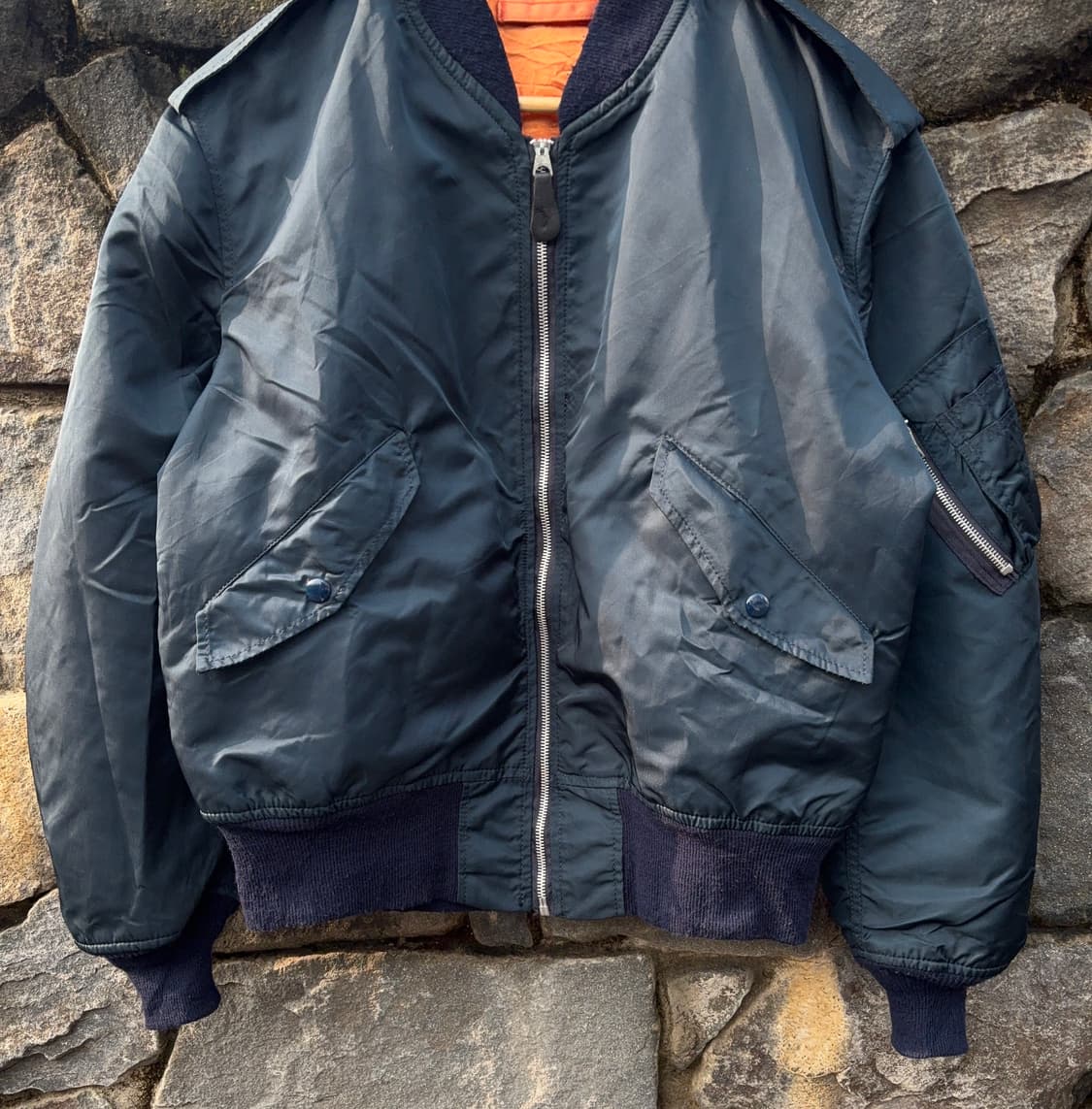 80~90s USA 알파 인더스트리 L-2B 자켓 상품이미지4