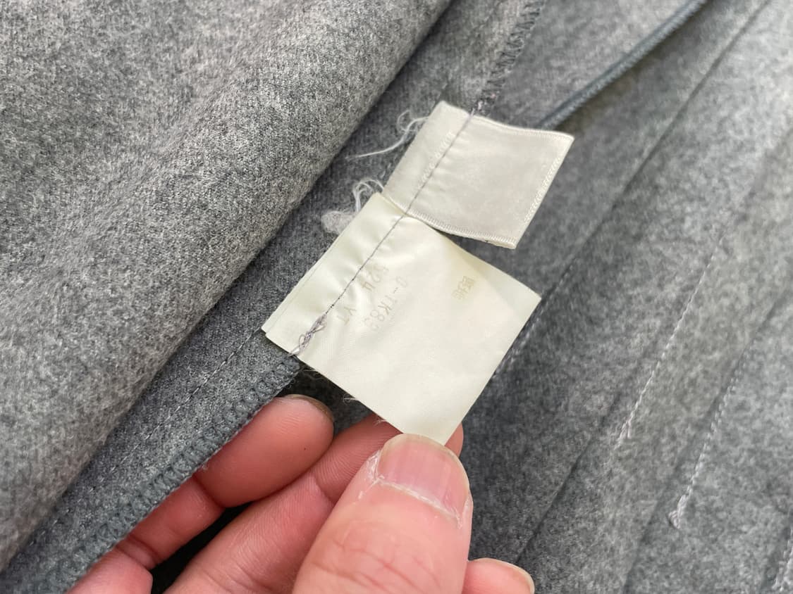 Burberry 버버리 밸티드 그레이 랩 스커트  상품이미지7