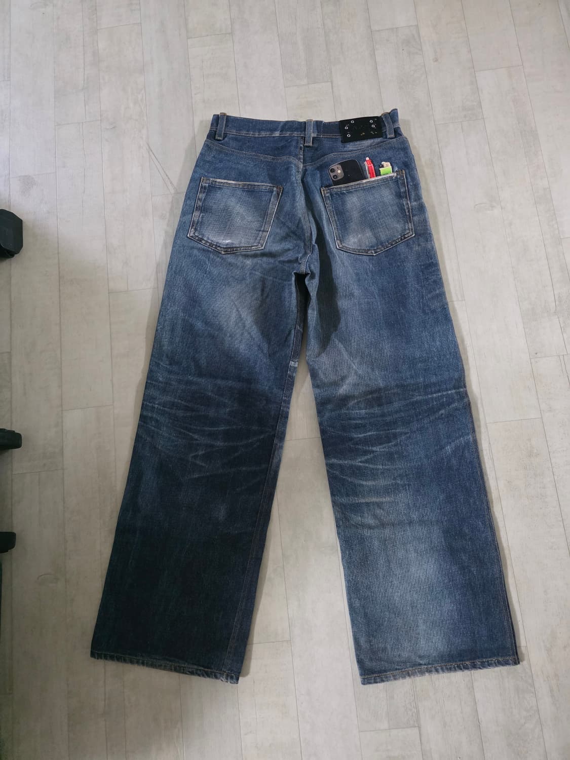 [30] 앤더슨벨 트롱프뢰유 데님 팬츠 상품이미지2