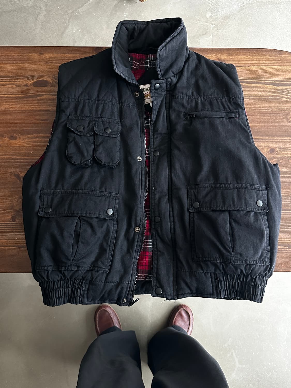 헌팅 디테일 워크웨어 패딩 베스트  상품이미지2