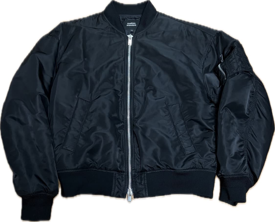 무신사 스탠다드 오버사이즈 MA-1 보머 재킷 [블랙] 상품이미지1
