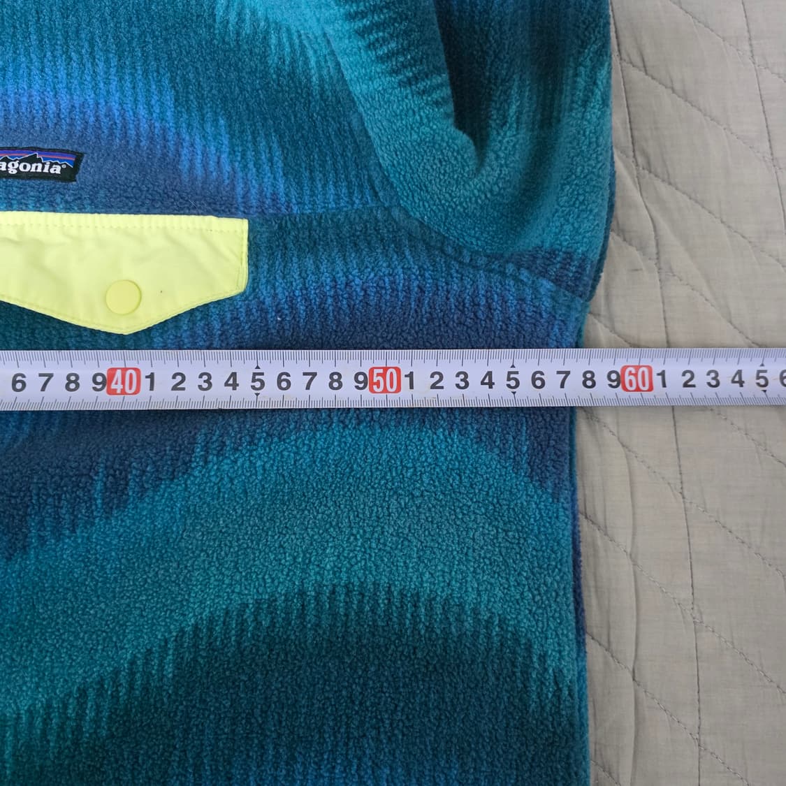 [L] 빈티지 파타고니아 신칠라 웨이브 그라데이션 패턴 플리스 풀오버 상품이미지9
