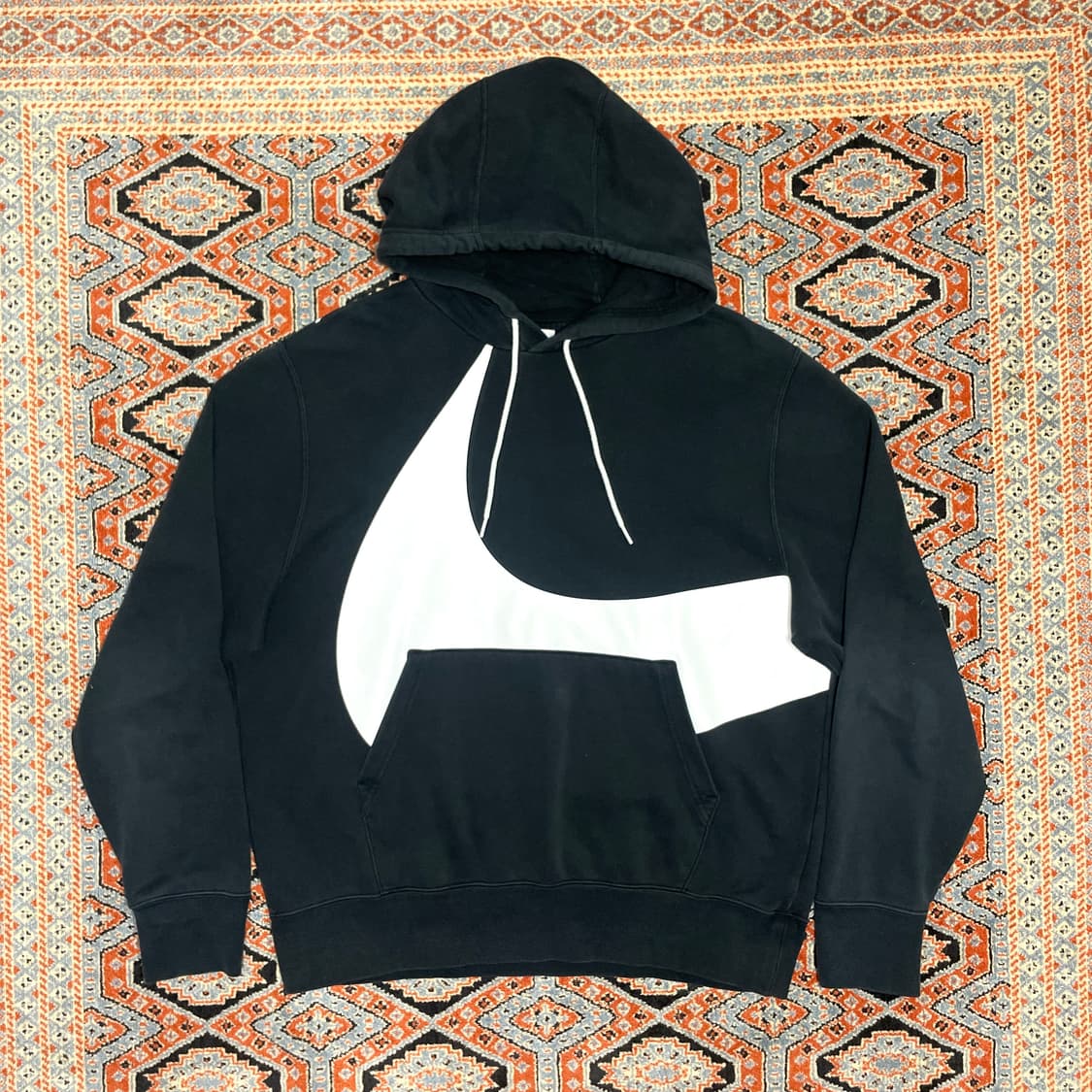 나이키 빅 스우시 블랙 후드티셔츠 남성XXL 상품이미지1