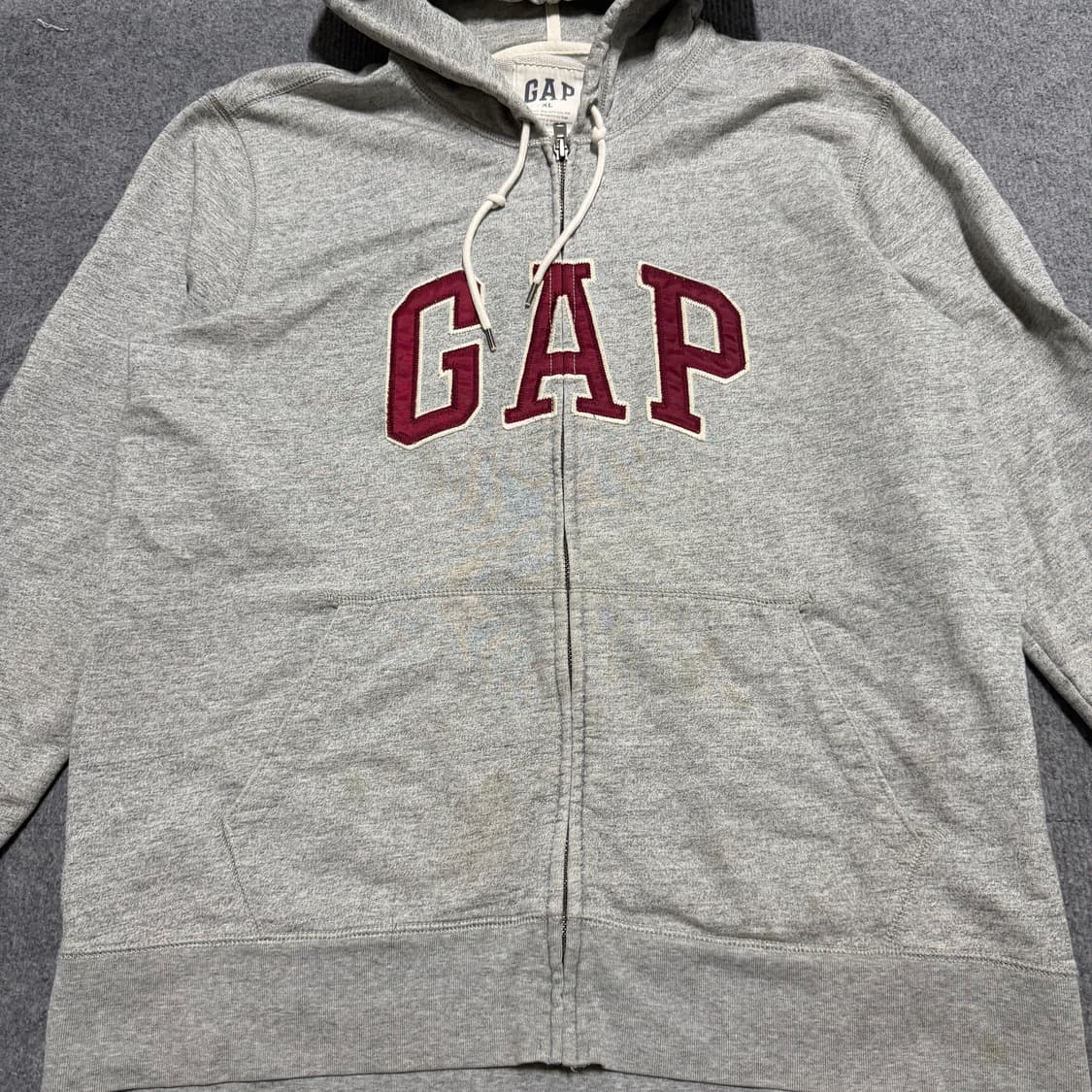 갭 그레이 후드집업 XL 상품이미지2