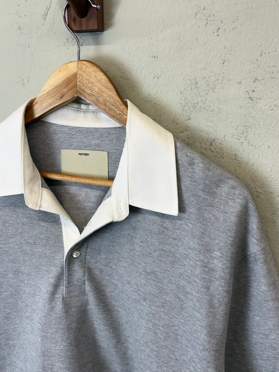 포터리 그레이 럭비 반팔 숏슬리브 상품이미지5