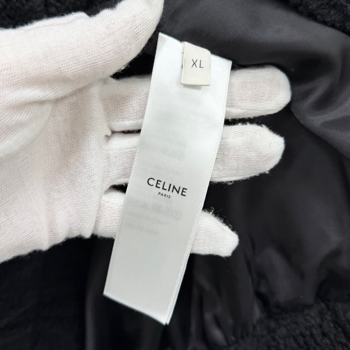 [S+급/XL] 셀린느 오슬롯 프린트 플리스 후드 후리스 자켓 상품이미지6