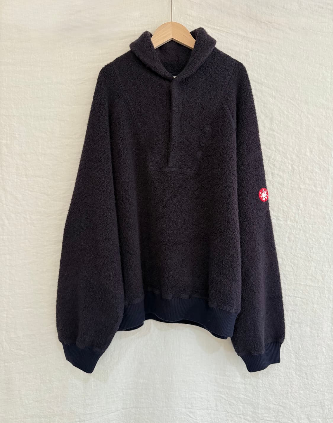 Cavempt - half fleece top (navy) 상품이미지1