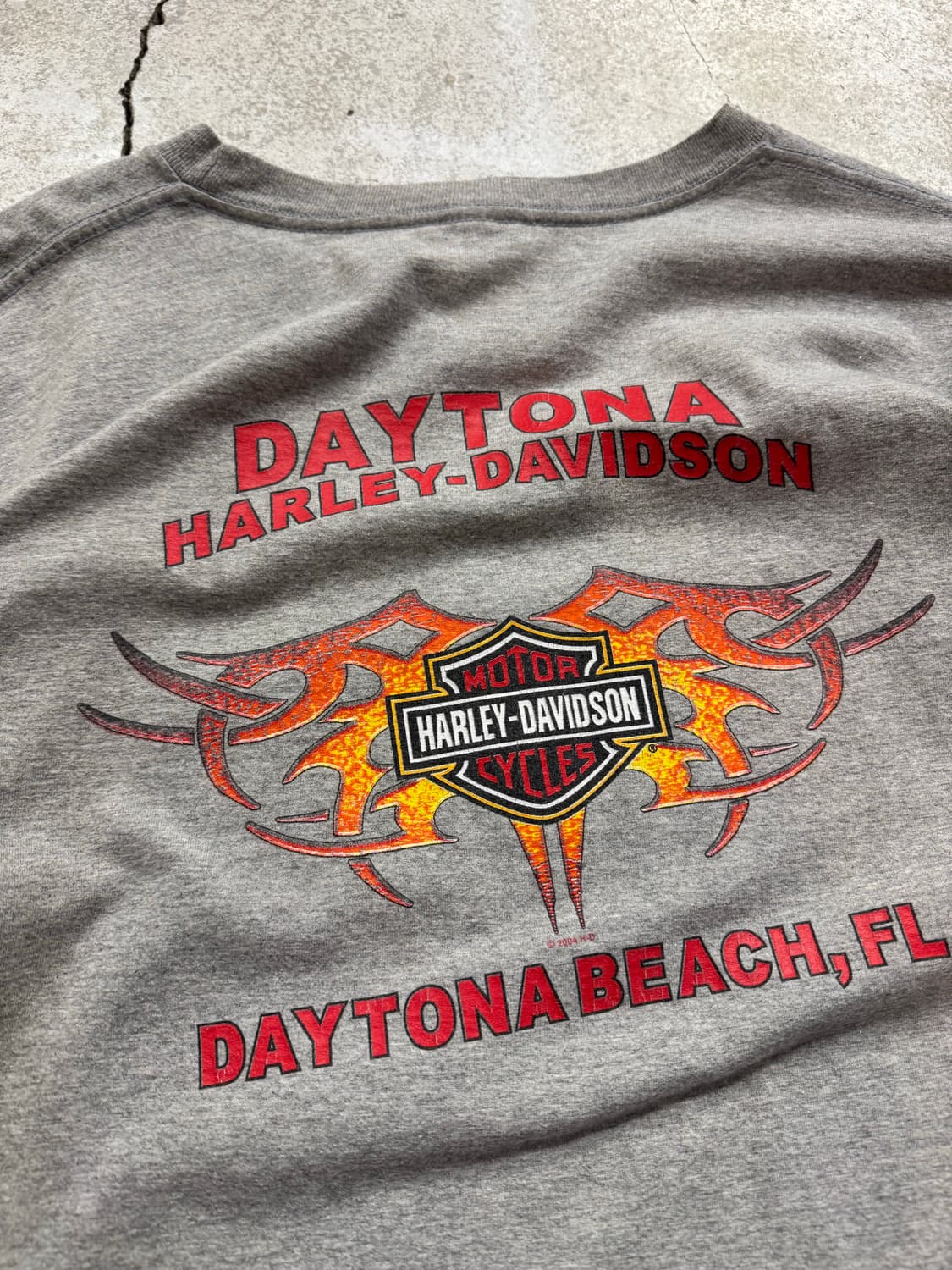 00s 할리데이비슨 플레임 롱슬리브 usa 상품이미지5