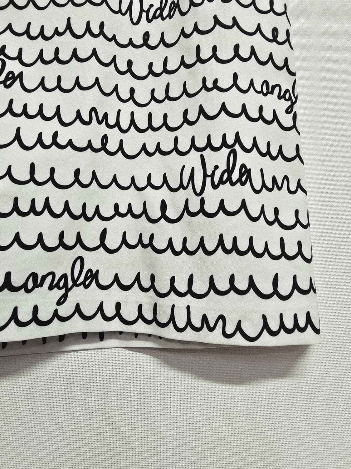 와이드앵글 물결 패턴 골프스커트 상품이미지3