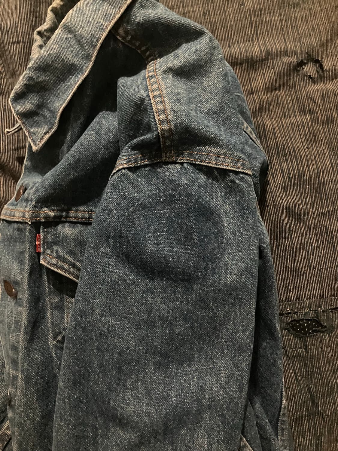 🇺🇸 80s USA 리바이스 70506 3세대 트러커 데님 자켓 상품이미지7
