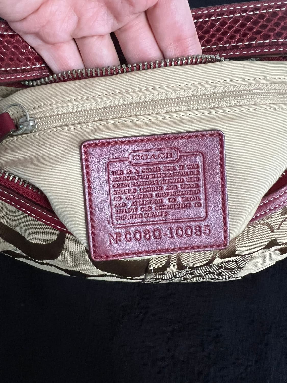 코치 시그니처 숄더백 패치워크 Y2k 상품이미지4