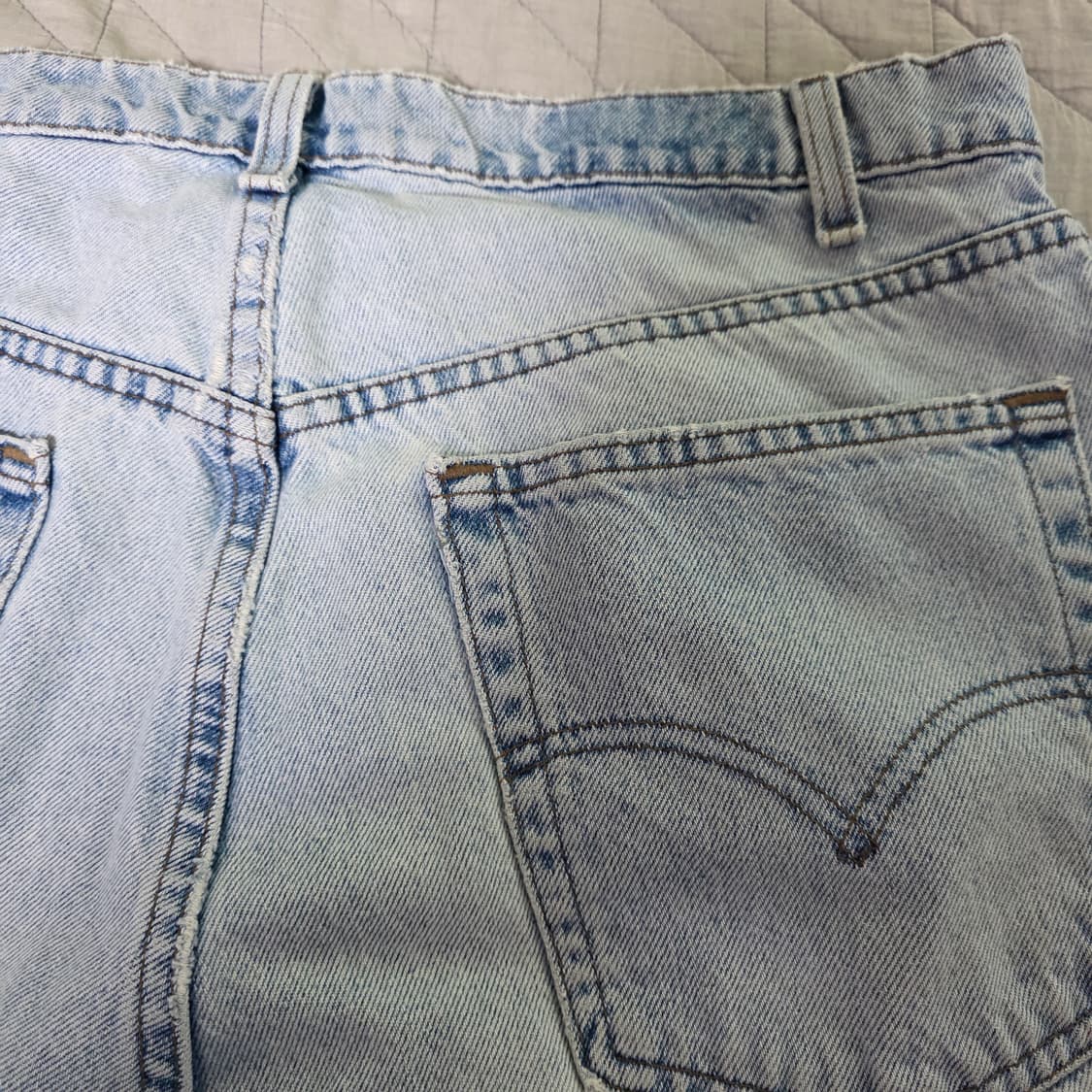 [38X34] 90s 빈티지 리바이스 실버탭 연청 배기핏 ver 노레더택 상품이미지4