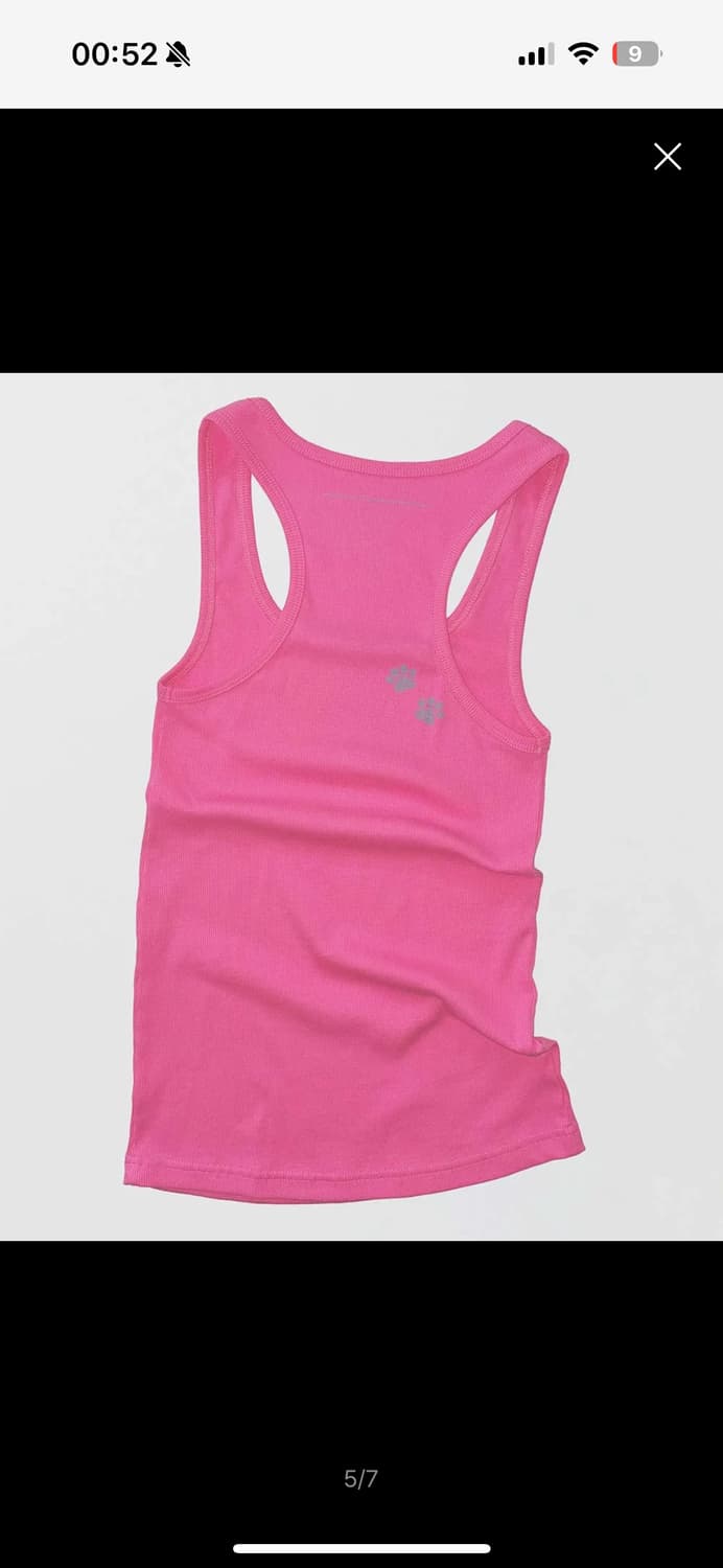 원희 착용) 스컬프터Razorback Tank Top Acid Pink  상품이미지2
