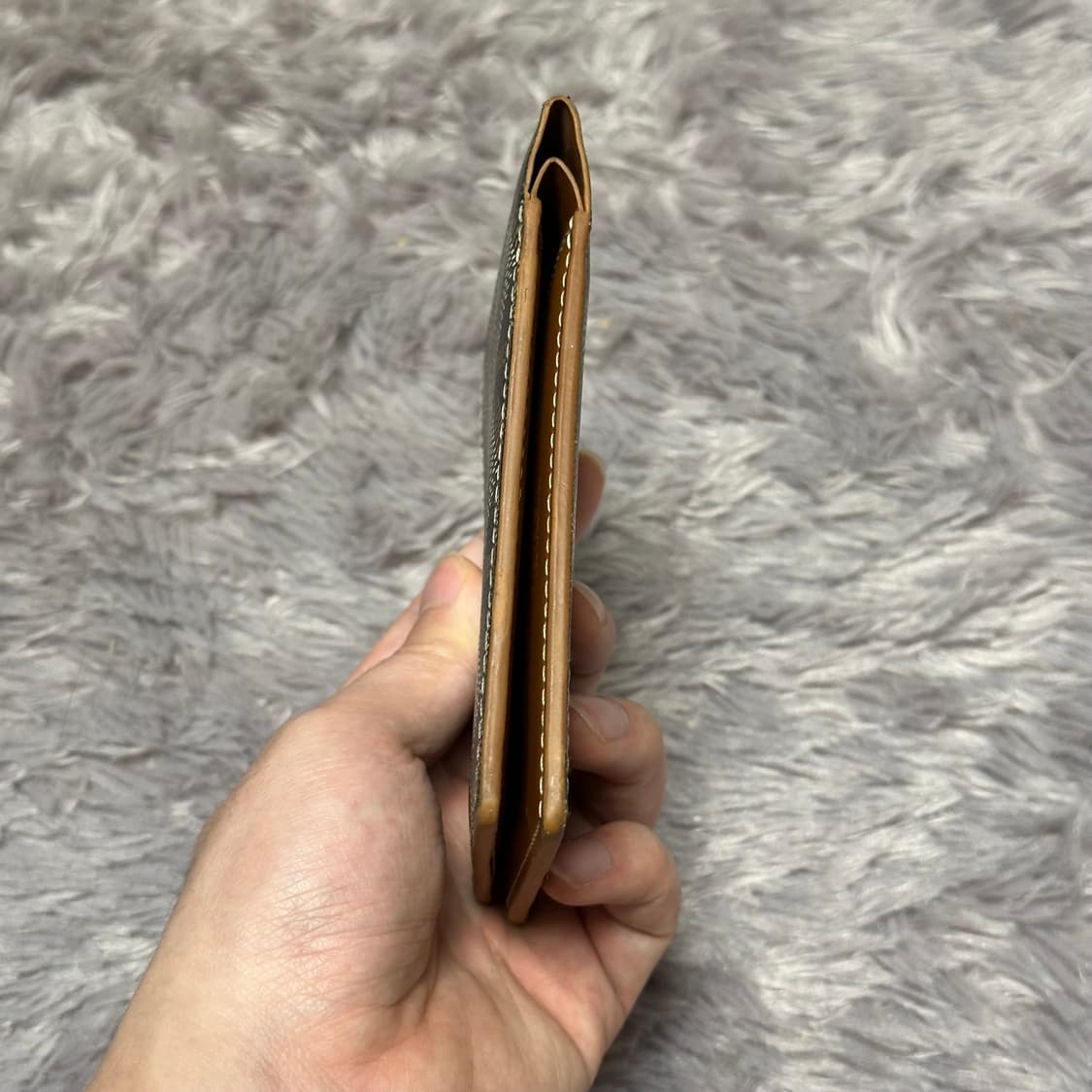 [정품 OS] 고야드 빅투와르 반지갑 블랙탄 상품이미지5