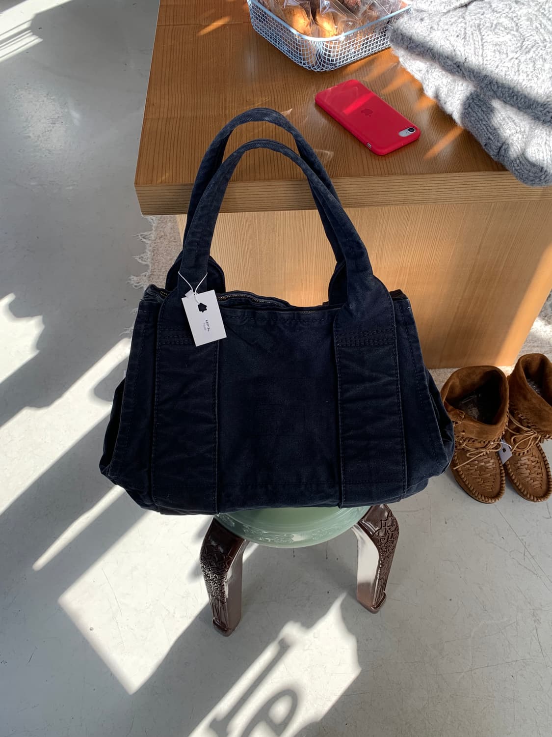 Kapital 캐피탈 캔버스 토트백 상품이미지1