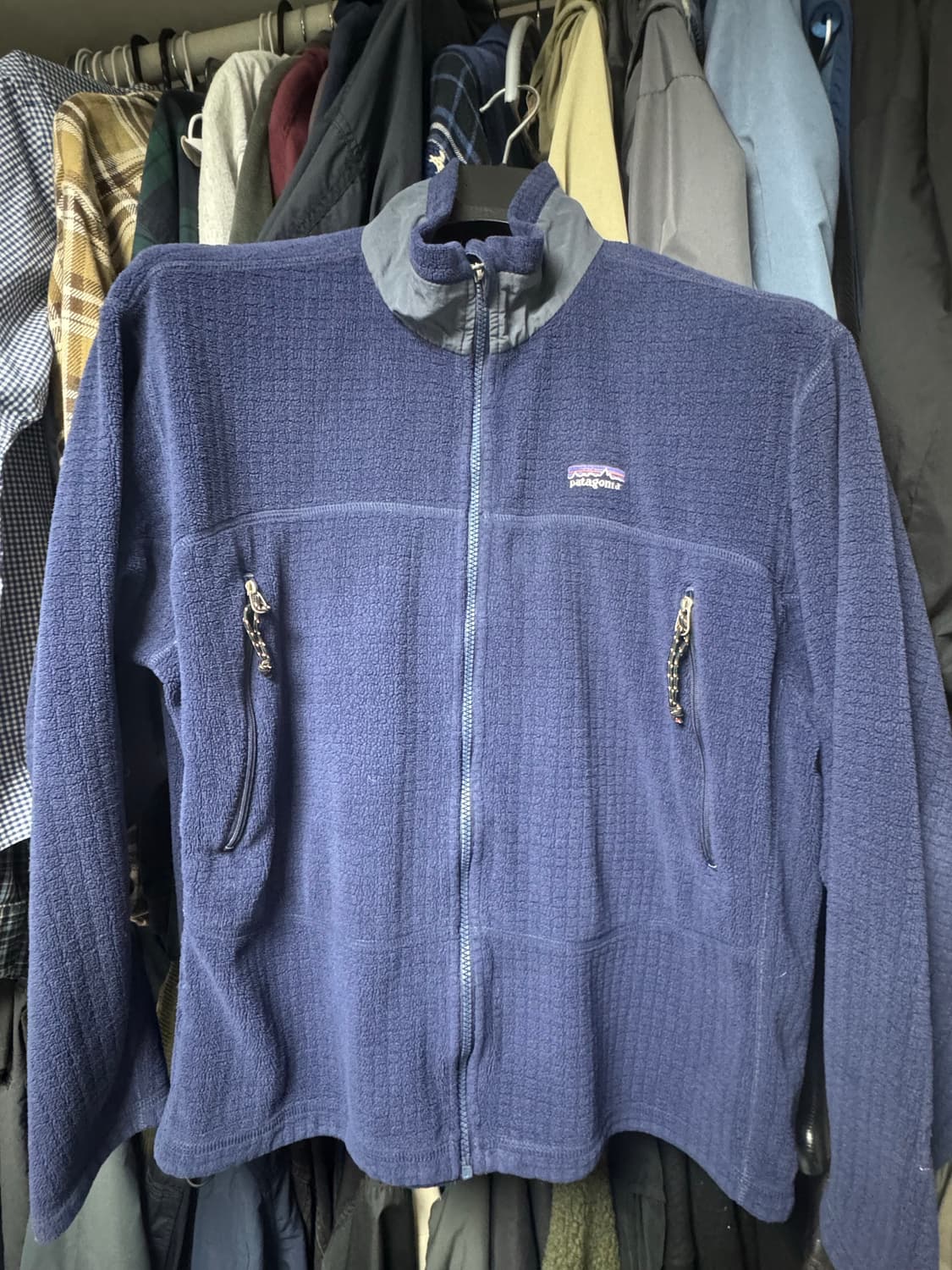 빈티지 파타고니아 폴라텍 r2 네이비 플리스 자켓 상품이미지2