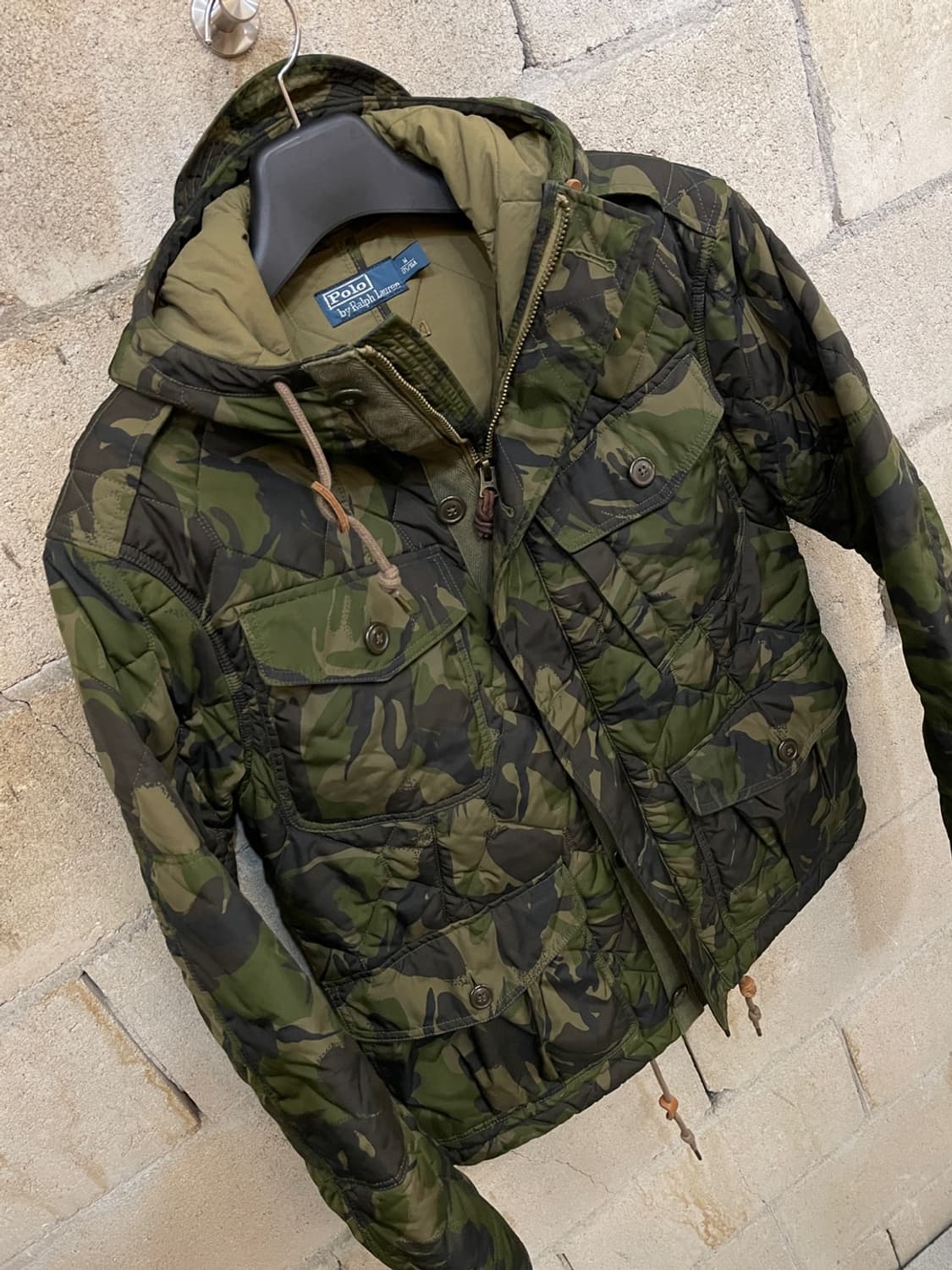 폴로 랄프로렌 카모 후드 퀼팅 자켓 상품이미지3