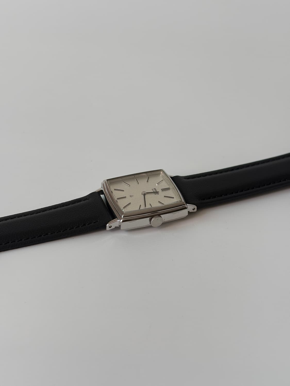 1970s Texture Dial Square Ladies Quartz 상품이미지4
