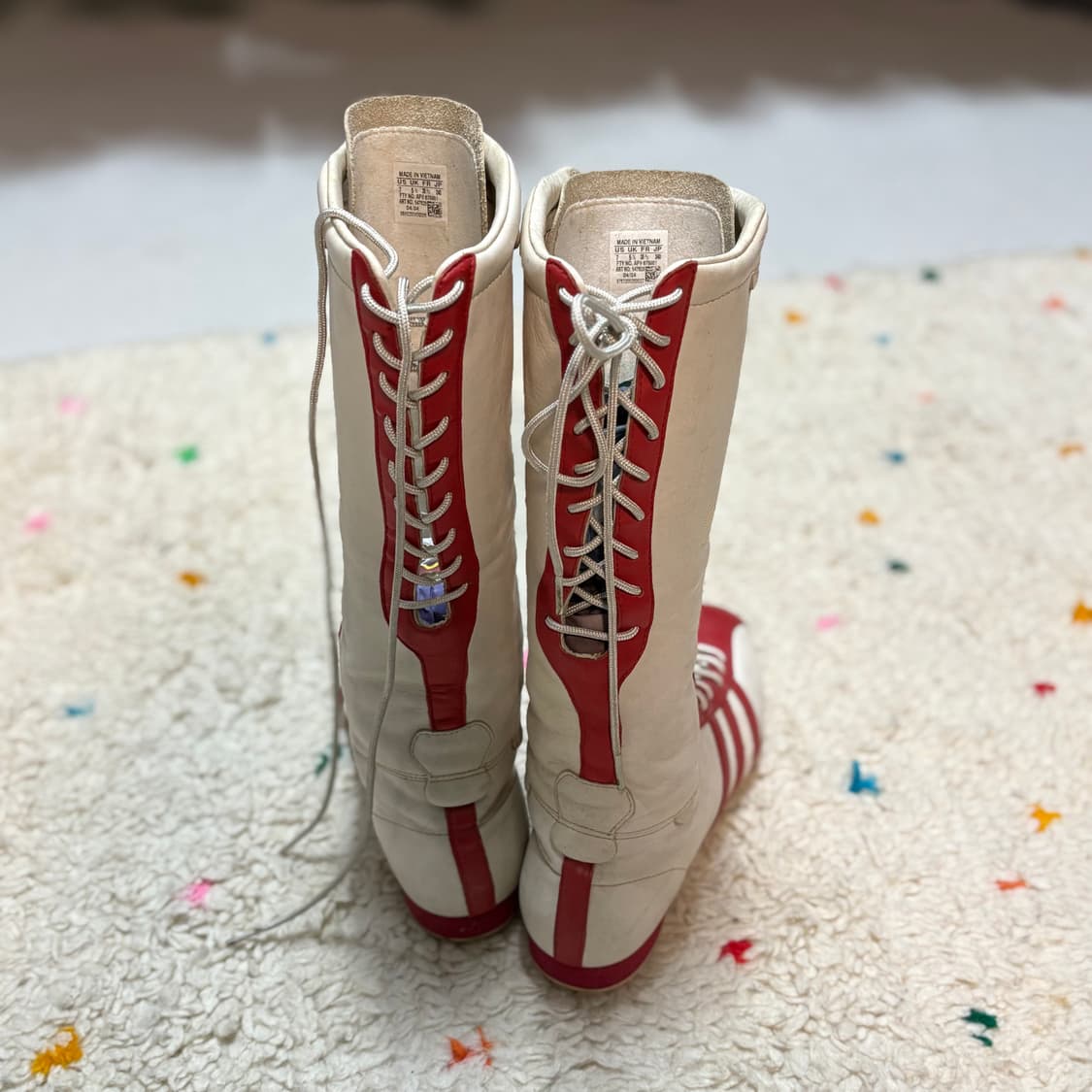 Y2k 04년도 제작 아디다스 오리지널 복싱 부츠 빈티지 240 상품이미지8