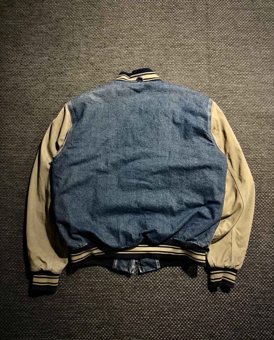 90s 칼하트 데님 베이스볼 자켓 JQ0198 L/R USA🇺🇸 상품이미지9