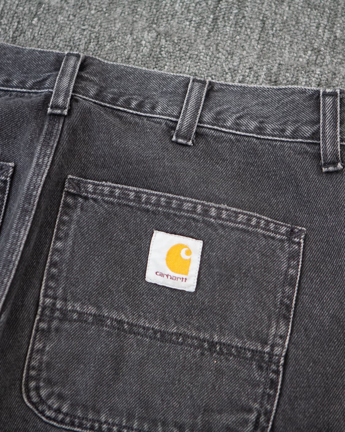 칼하트 워시드 더블니 카펜터 데님팬츠 상품이미지4