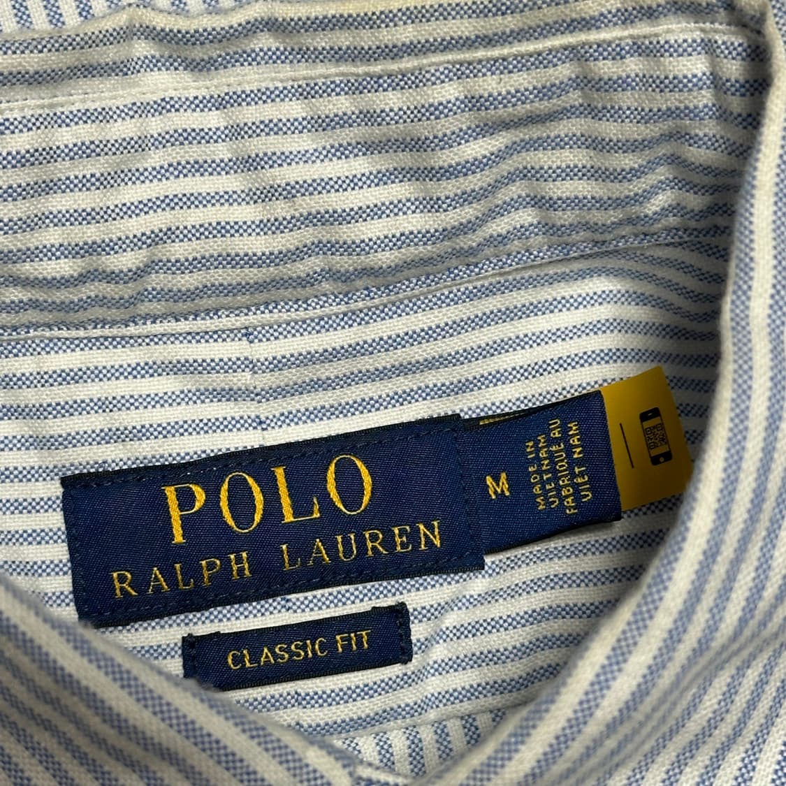 M 폴로랄프로렌 스카이블루 스트라이프 셔츠 상품이미지4