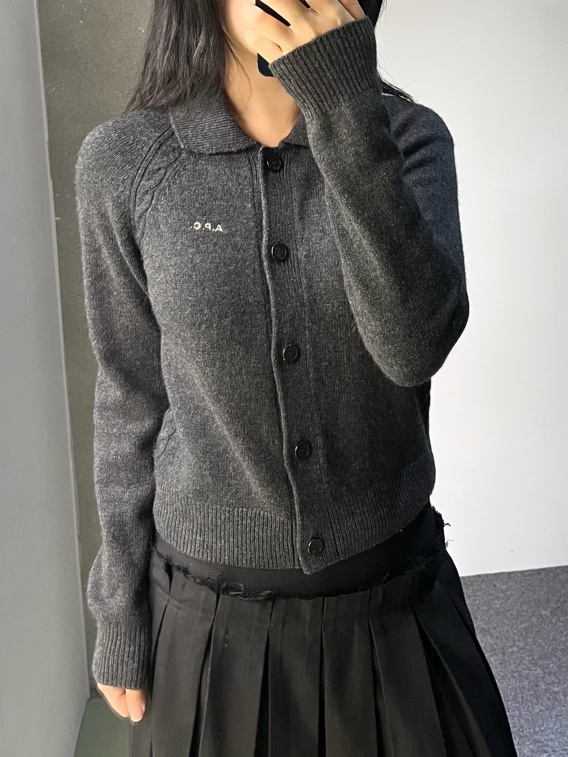 아페쎄 23f/w 캐시미어 제인 가디건 상품이미지3