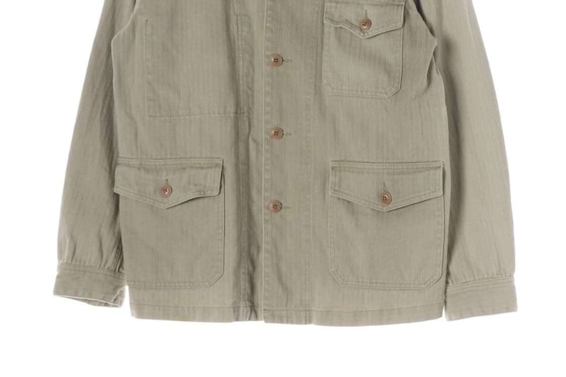 바스터즈 카키 코튼 멀티포켓 초어 자켓 L 상품이미지4