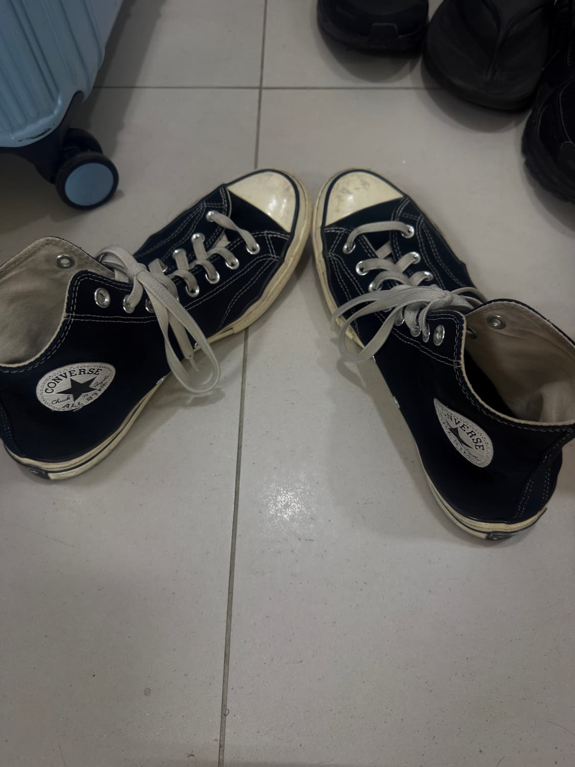 컨버스 척테일러 블랙 / 290 / 고무끈 상품이미지2