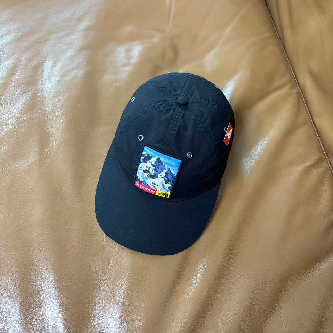 슈프림 노스페이스 6패널 볼캡 모자 설산 블랙 상품이미지5