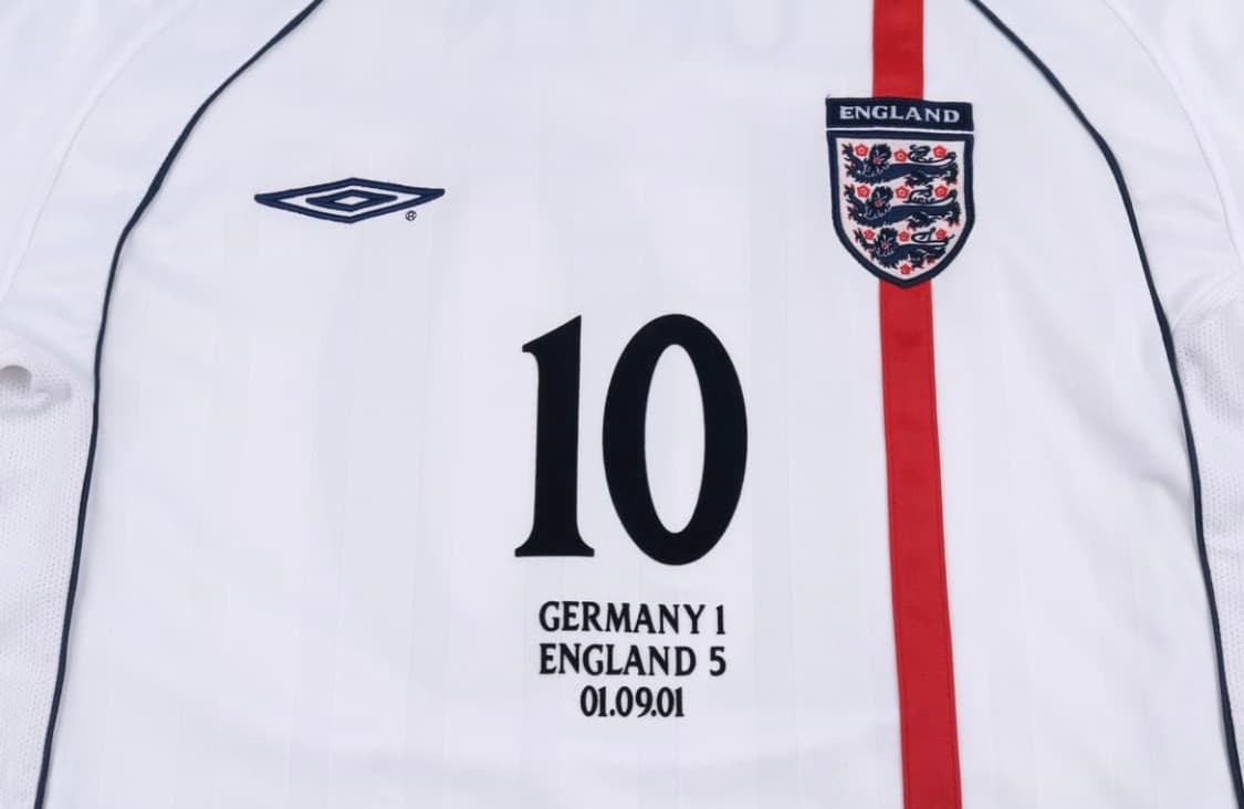 엄브로 01-03 잉글랜드 오웬 매치 데이 유니폼 L 상품이미지3