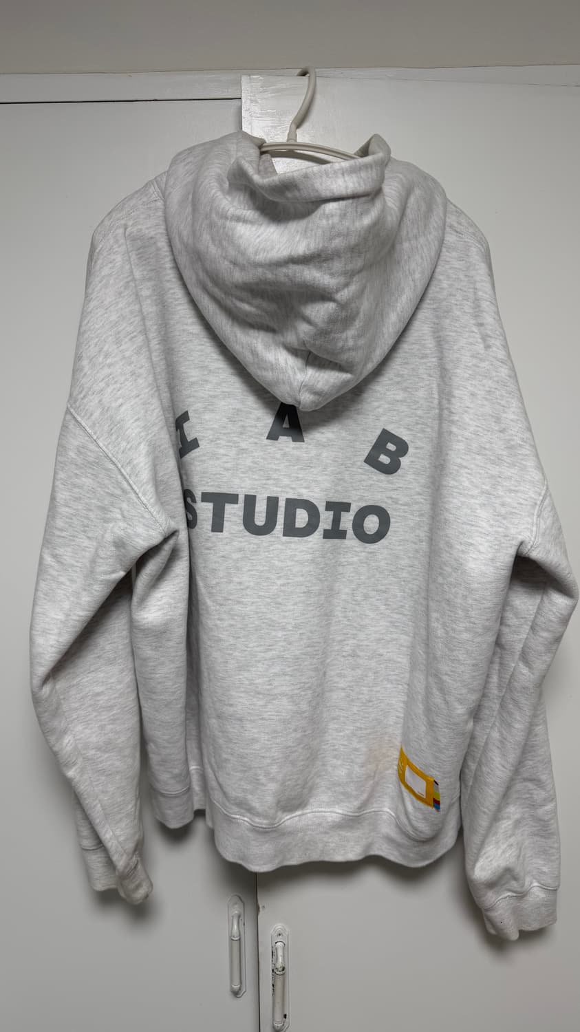 아이앱 스튜디오 후드티 라이트 그레이 상품이미지3