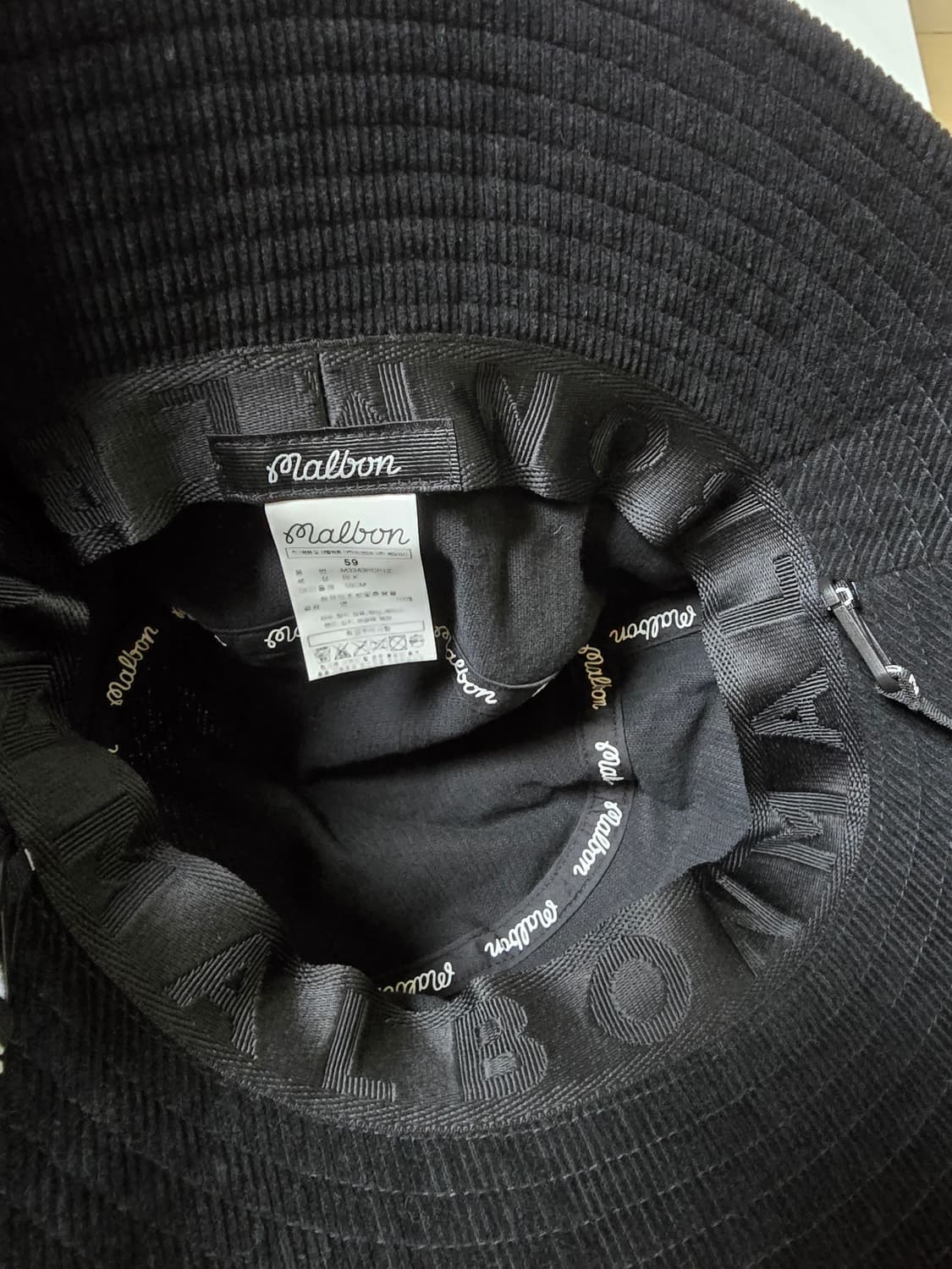 말본 골프 코듀로이 버킷햇(새상품) 상품이미지5