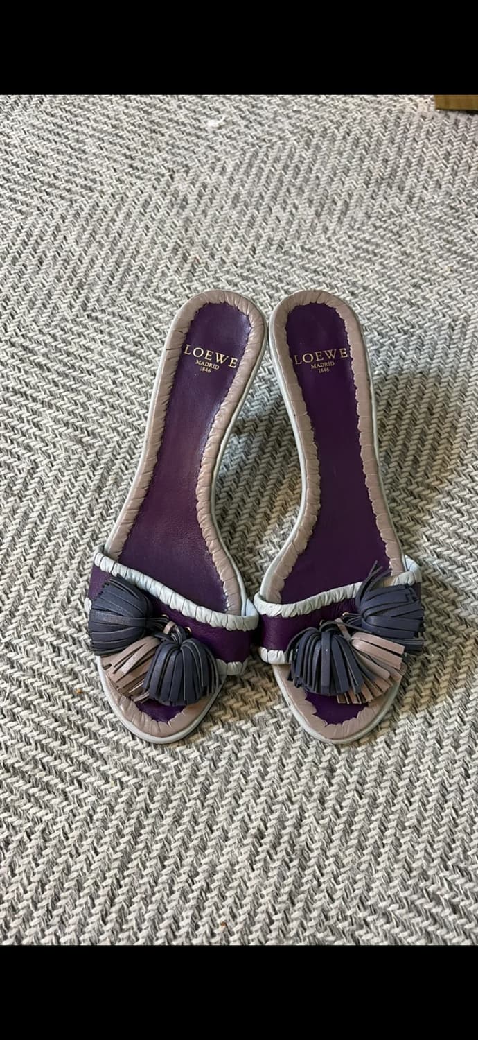 로에베 태슬 장식 샌들 38사이즈(240)정품 상품이미지4