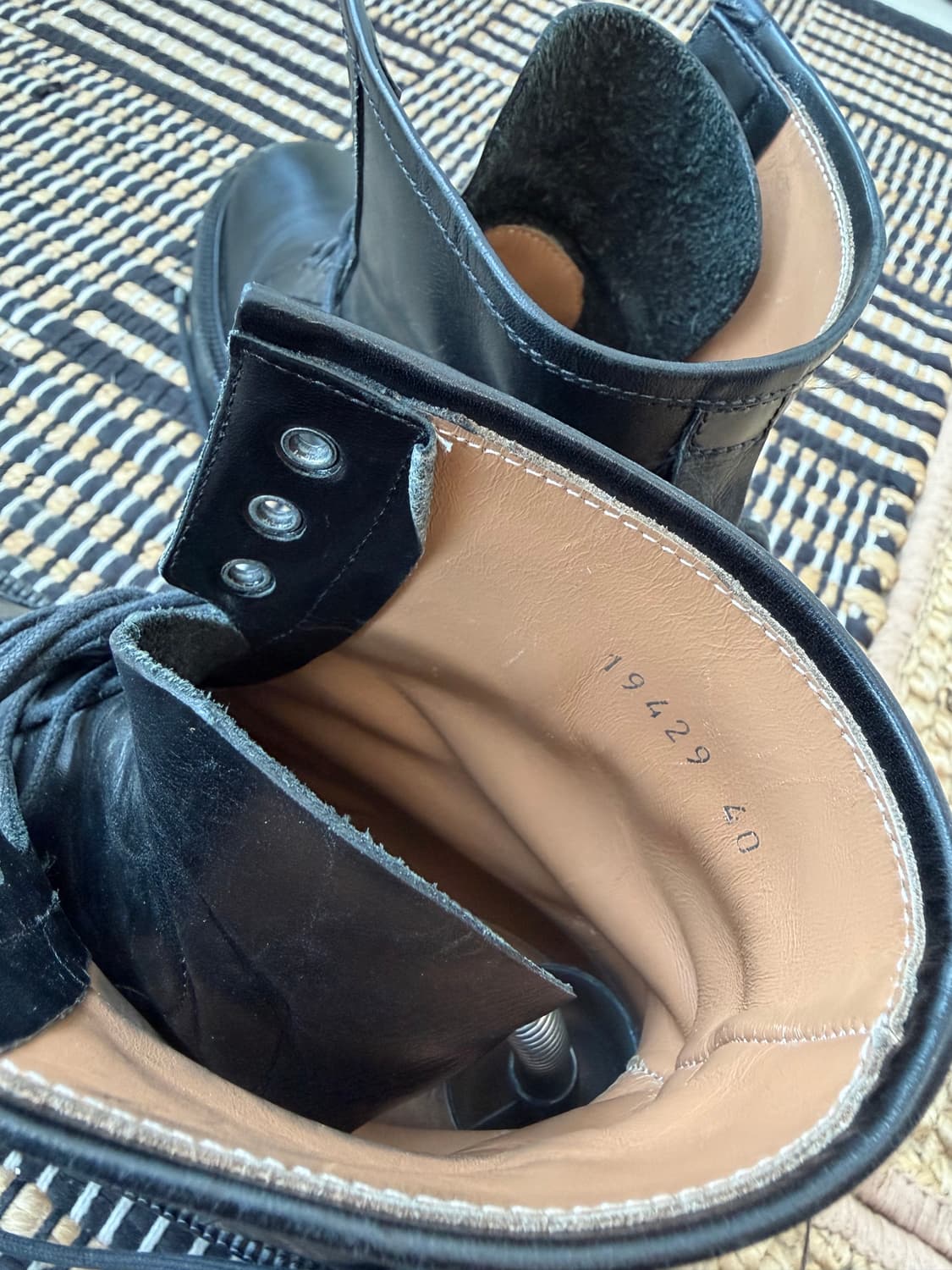 드리스 반 노튼 컴뱃 부츠 40사이즈 상품이미지9