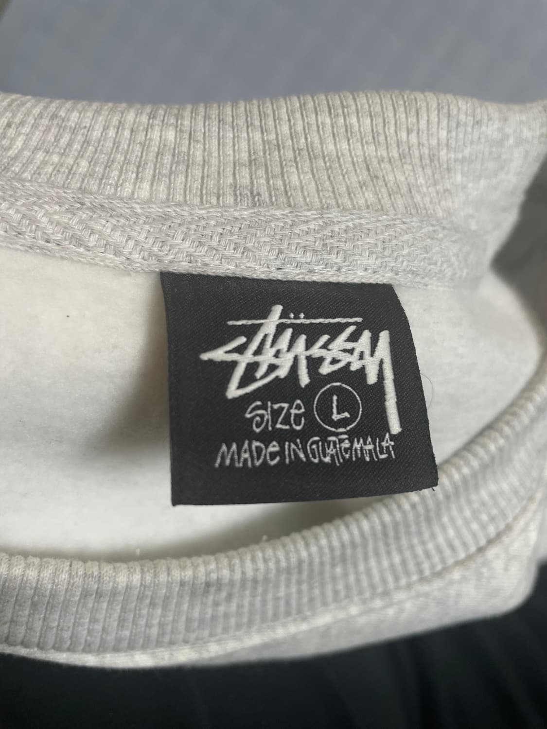 스투시 클래식 닷 크루넥 애쉬 헤더 상품이미지3