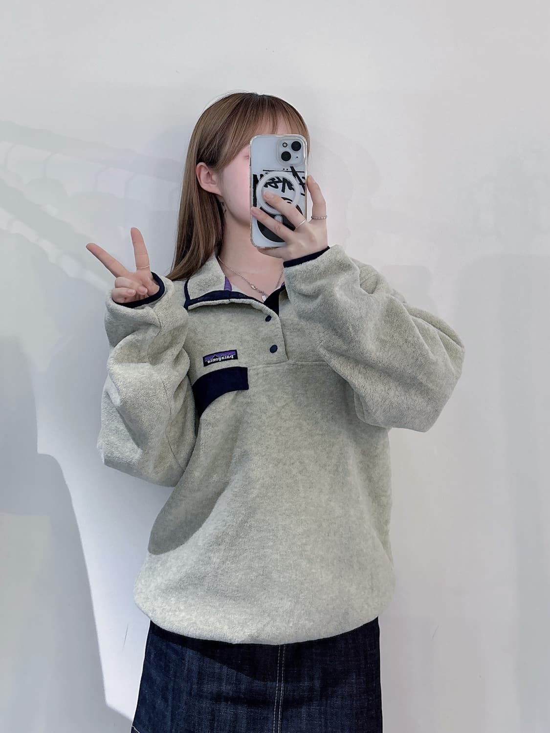 파타고니아 오트밀 신칠라 후리스 상품이미지2