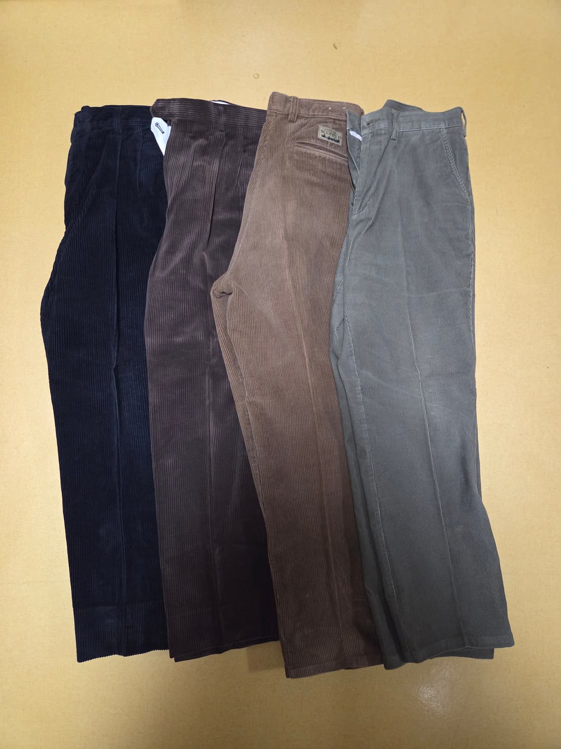 골덴바지 4벌 일괄 상품이미지1