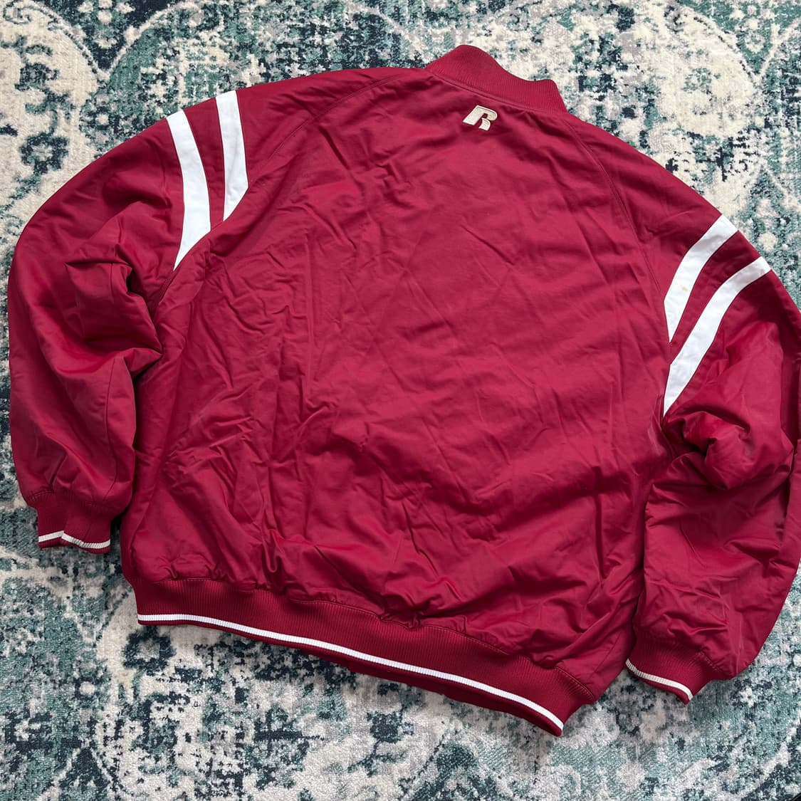 90s Usa 러셀 애슬레틱 차저스 바시티 자켓(XXL) 상품이미지4