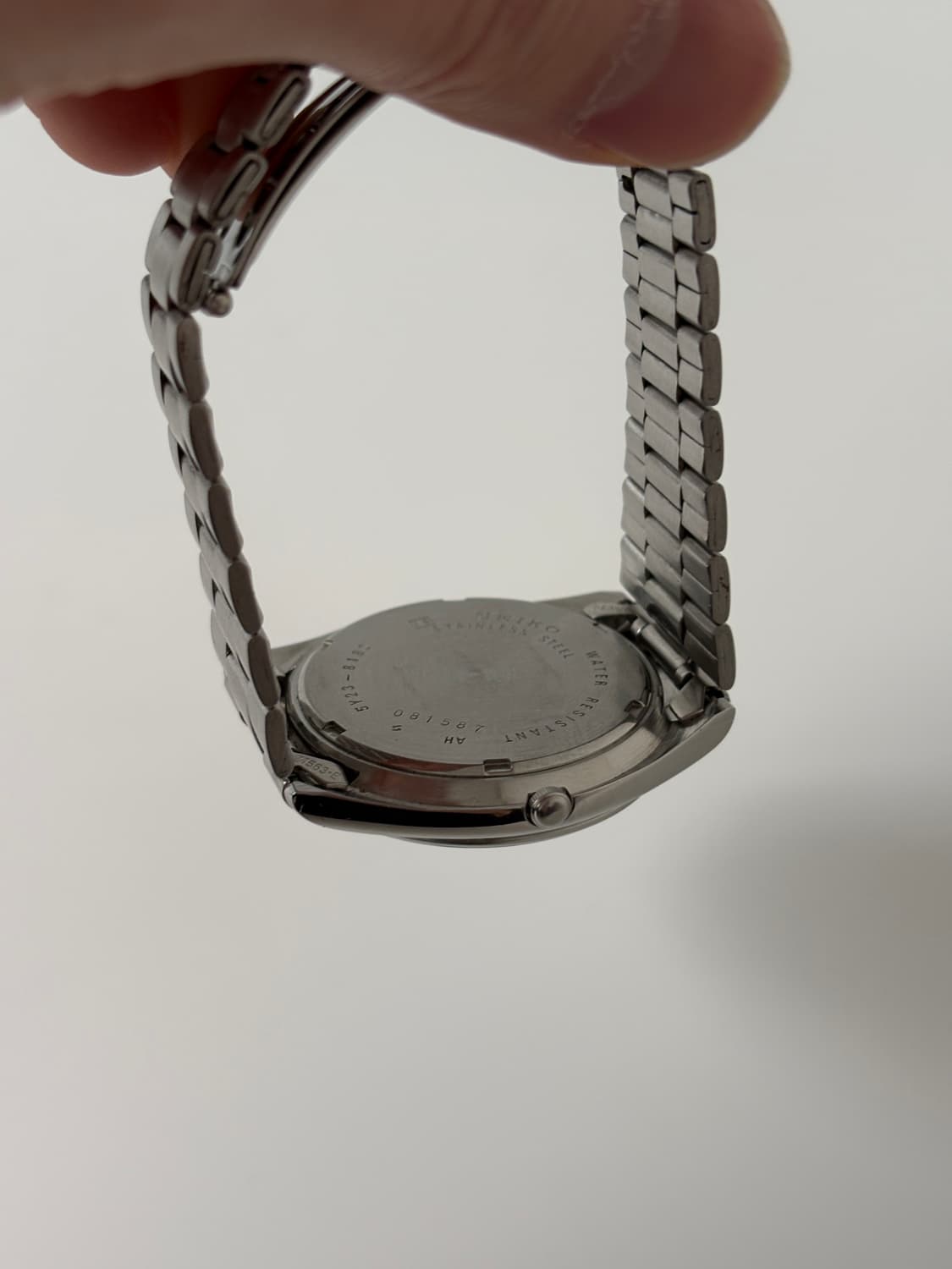 세이코 1990년대 SQ 블랙 다이얼 실버 쿼츠 남성 상품이미지8