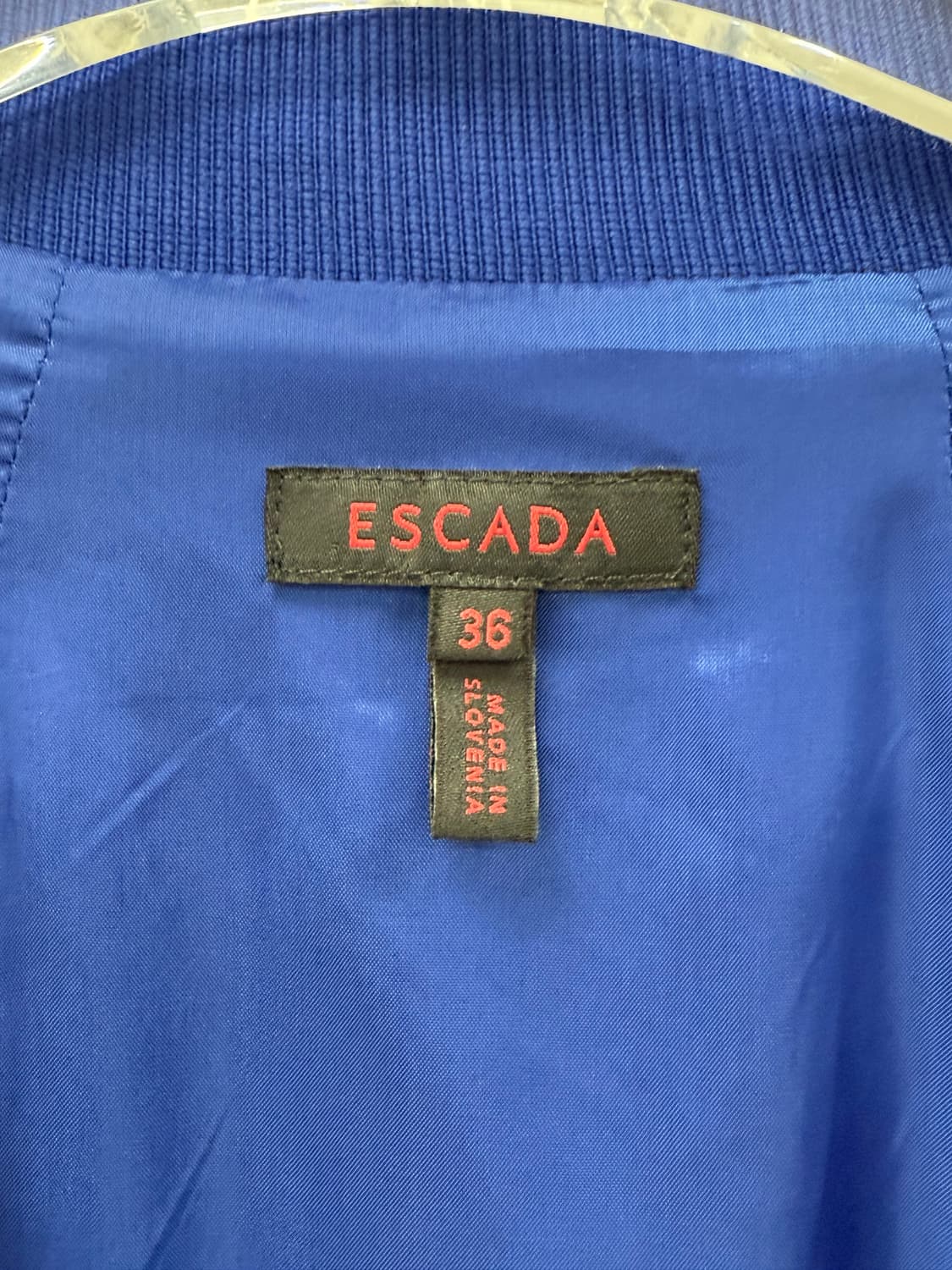 ESCADA 블루 울 원피스 상품이미지6