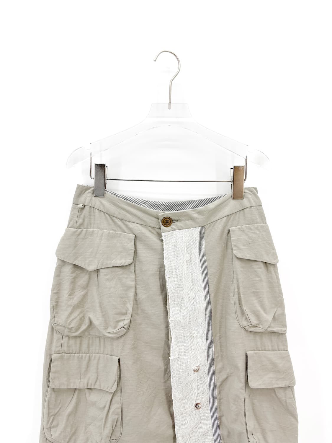  빈티지 거즈 패치워크 카고 스커트 상품이미지2