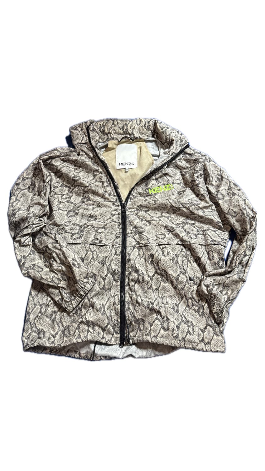 겐조 kenzo 스네이크스킨 프린트쉘 자켓 상품이미지1