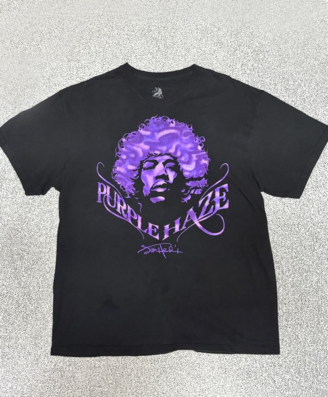 빈티지 지미 헨드릭스 Purple Haze 그래픽 티셔츠 상품이미지1