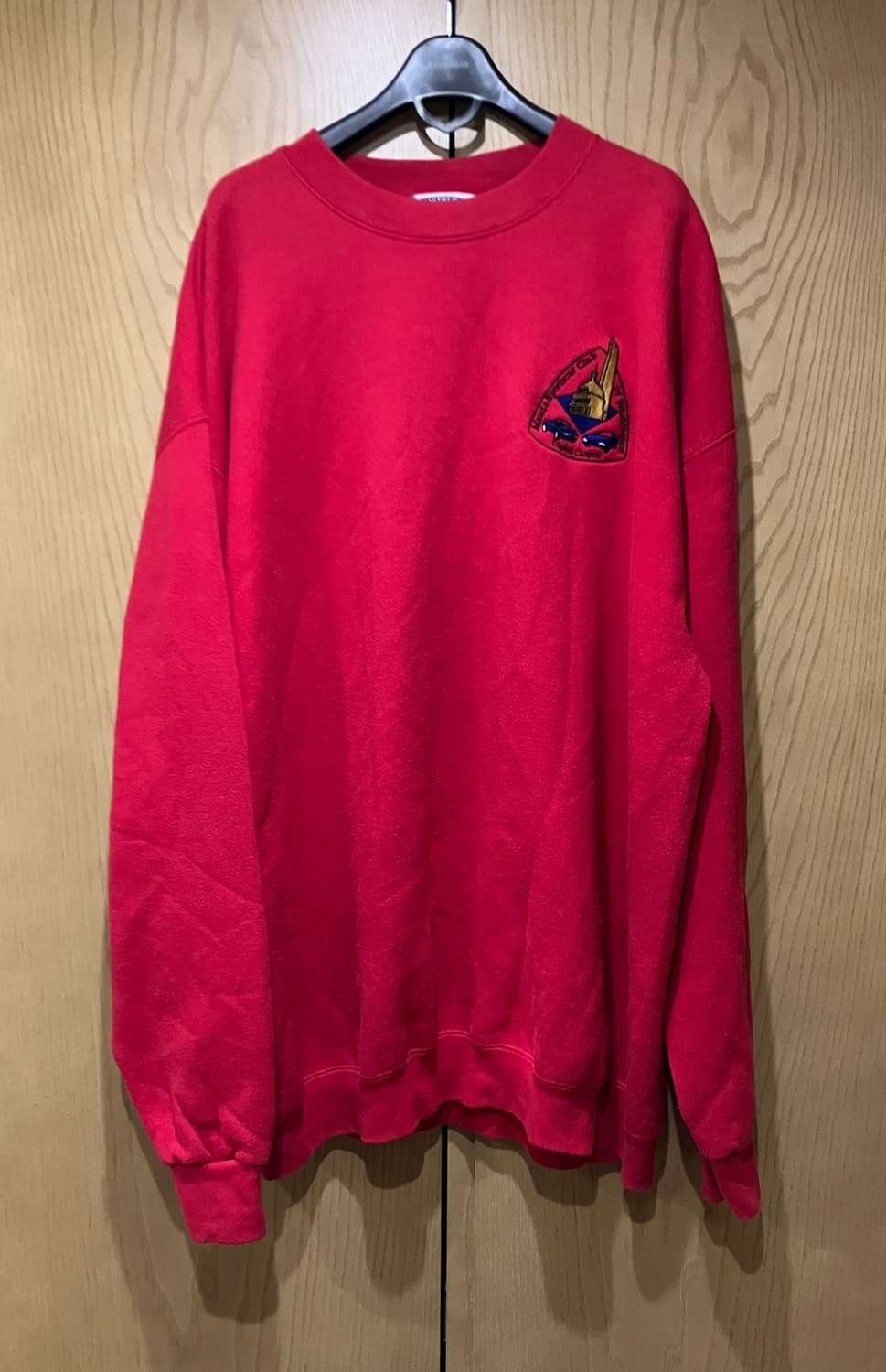 USA 90s 빈티지 Lee 리 50/50 레드 스웻셔츠 XL 상품이미지1