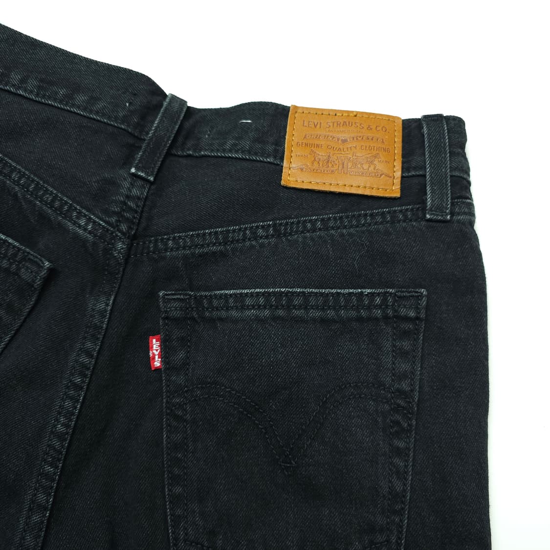리바이스 와이드 흑청 데님팬츠 28 상품이미지3