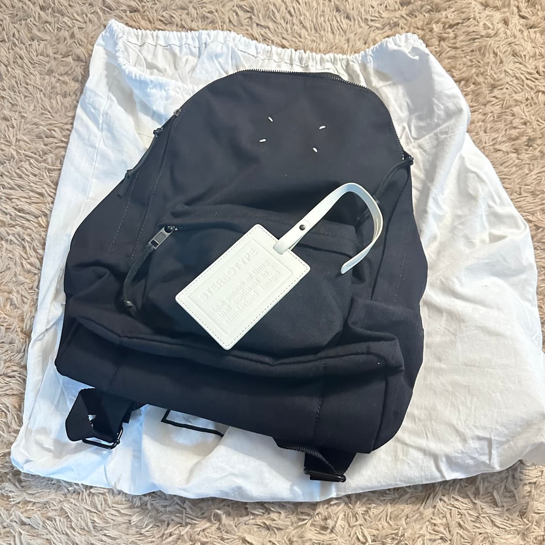 (새제품)마르지엘라 캔버스 백팩 상품이미지1