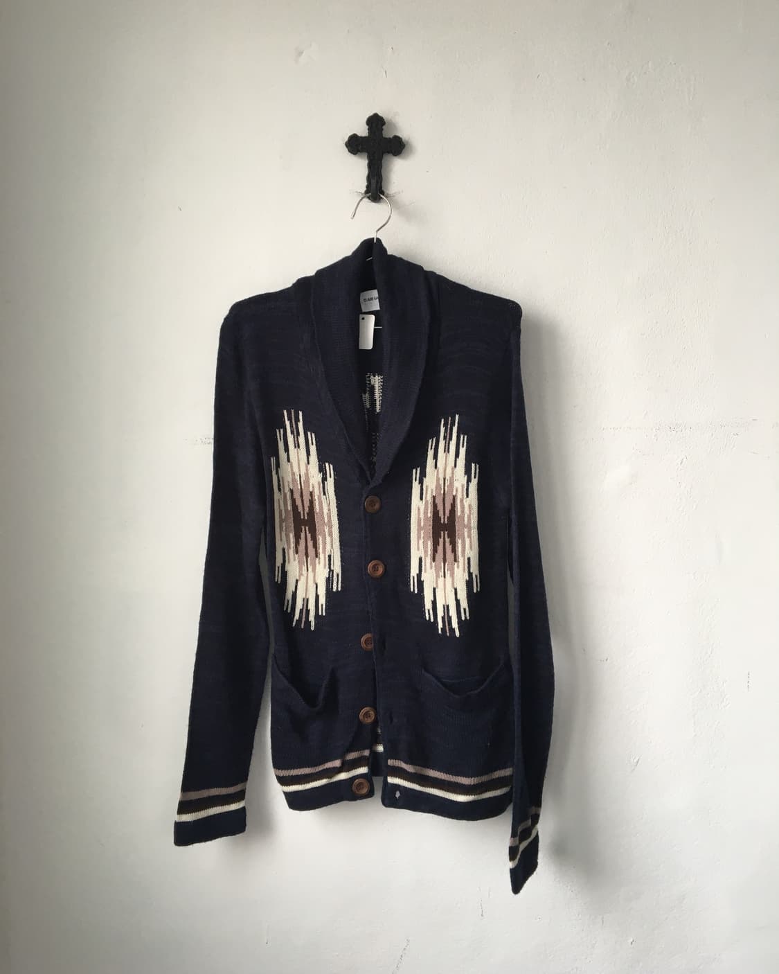 Navaho pattern knit cardigan 상품이미지2